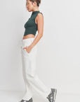 White cargo Jeans
