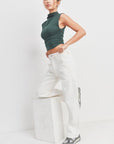 White cargo Jeans