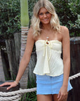 Beatrice Strapless Off Shoulder Ruched Tube Top
