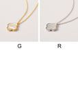 Clover Charm Short Necklace