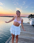 Cotton Candy Skies Ruffle Tier Skirt