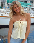 Beatrice Strapless Off Shoulder Ruched Tube Top