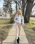 Sage Flannel Shacket top