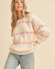 Heart on my Sleeve Sweater top