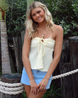 Beatrice Strapless Off Shoulder Ruched Tube Top