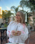 Lea Chunky Knit off-the-shoulder Sweater top PREORDER