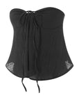 Beatrice Strapless Off Shoulder Ruched Tube Top