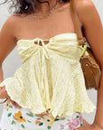 Beatrice Strapless Off Shoulder Ruched Tube Top