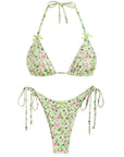 Green Floral Bikini Set PREORDER
