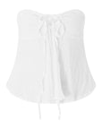 Beatrice Strapless Off Shoulder Ruched Tube Top