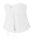 Beatrice Strapless Off Shoulder Ruched Tube Top