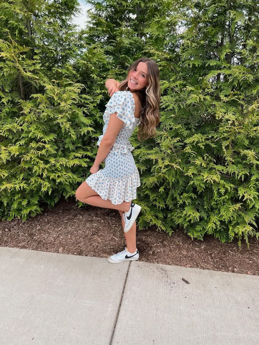 Penelope Boho Blue floral set PREORDER
