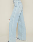 Distressed Wide Leg Jeans