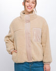 Sherpa Puffer Jacket