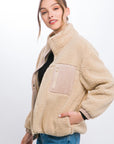 Sherpa Puffer Jacket