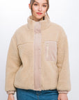 Sherpa Puffer Jacket