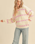 Heart on my Sleeve Sweater top