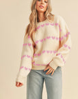 Heart on my Sleeve Sweater top