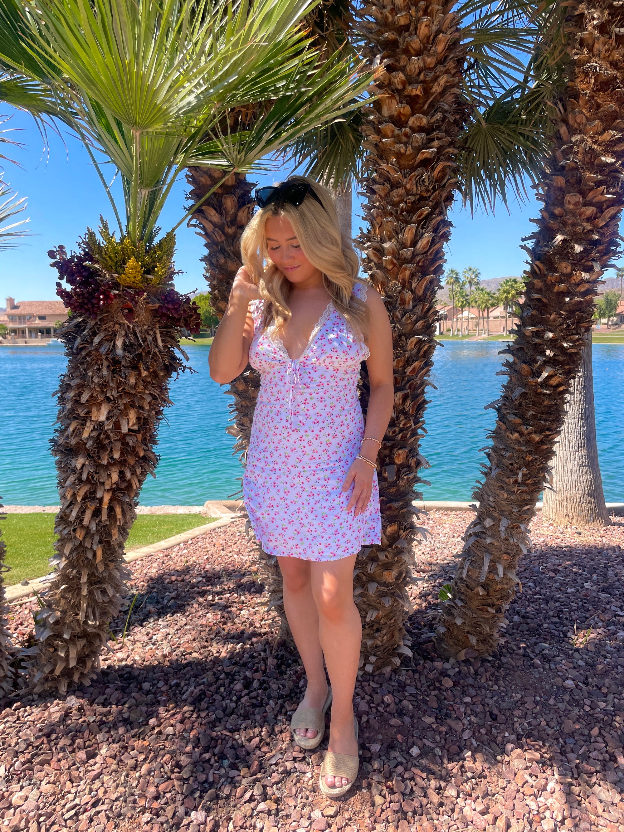 Cherry Blossom Mini Dress Balliet Boutique Cherry Blossom Mini Dress Balliet Boutique
