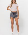 XS-S-M-L - SUPER HIGH RISE 2 TONED SHORT