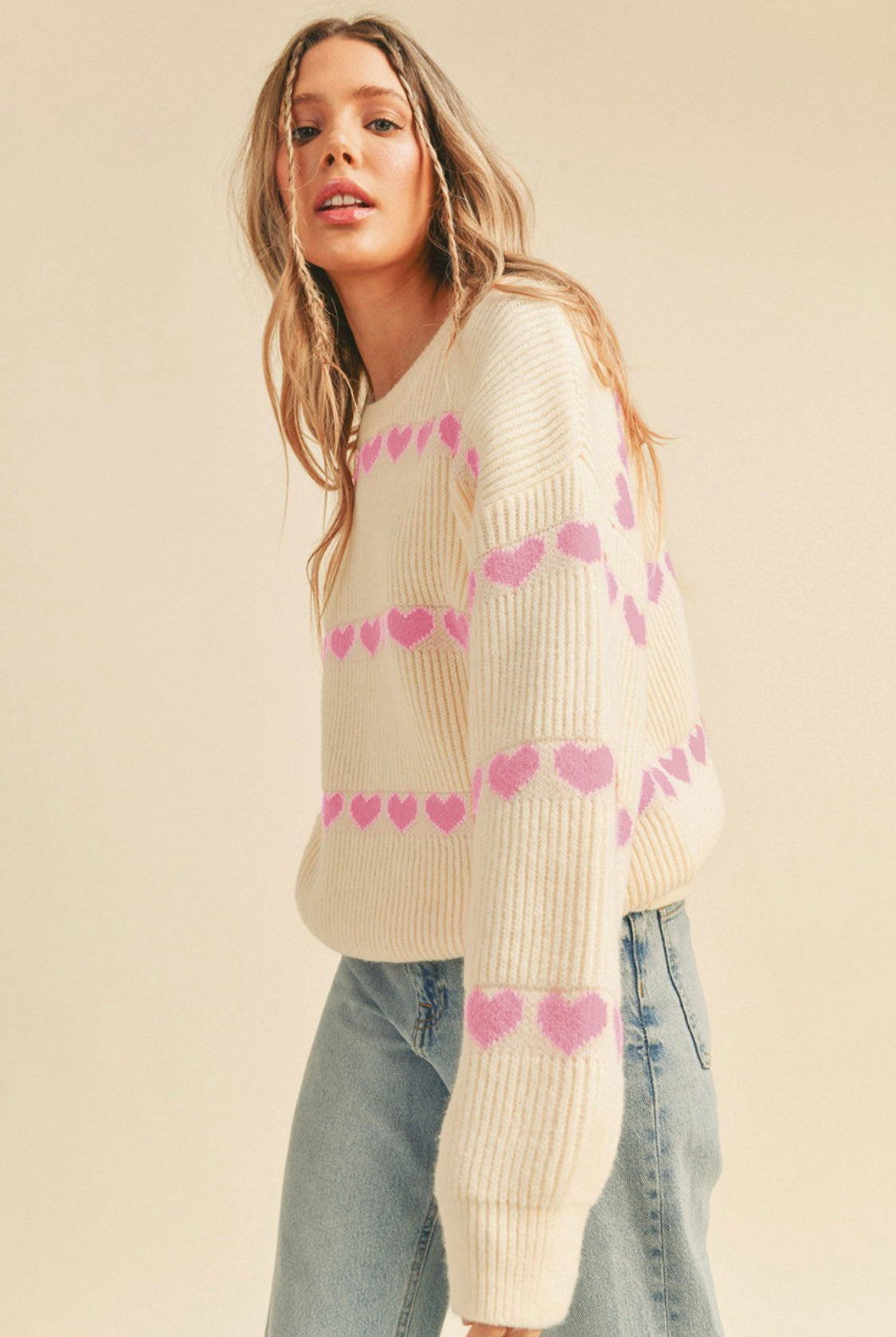 Heart on my Sleeve Sweater top
