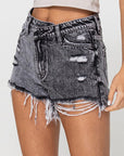 XS-S-M-L - SUPER HIGH RISE 2 TONED SHORT